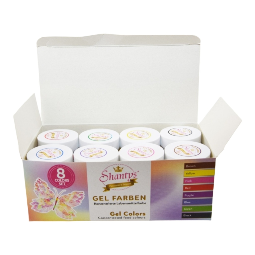 8er Set Gelfarben - Shantys