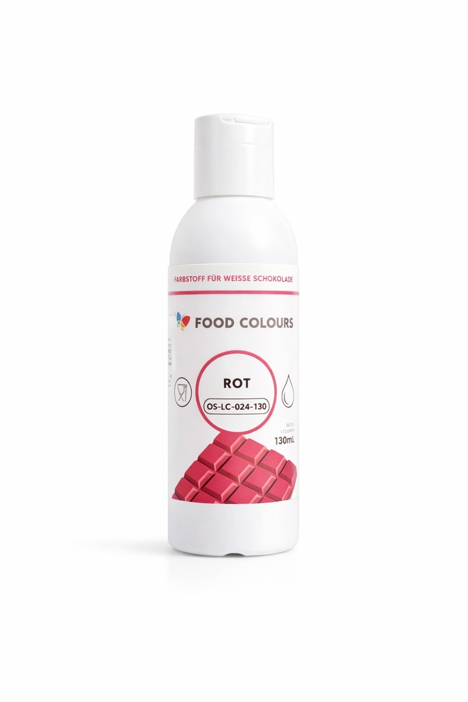 Schokoladenfarbe - ROT - 130 ml - (Food Colours)