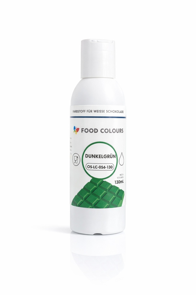 Schokoladenfarbe - DUNKELGRÜN - 130 ml - (Food Colours)