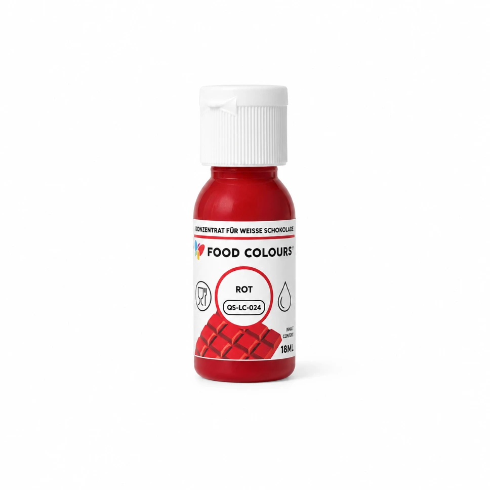 Schokoladenfarbe - ROT - 18 ml - Food Colours