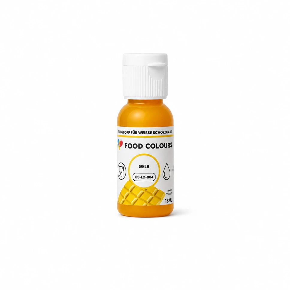 Schokoladenfarbe - GELB - 18 ml - Food Colours