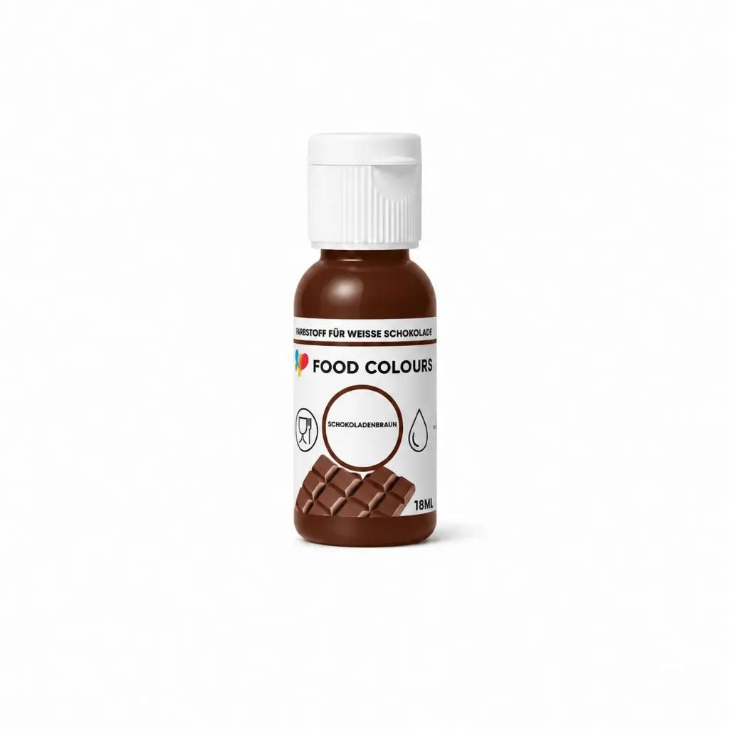 [10628] Schokoladenfarbe - SCHOKOLADENBRAUN - 18 ml - Food Colours