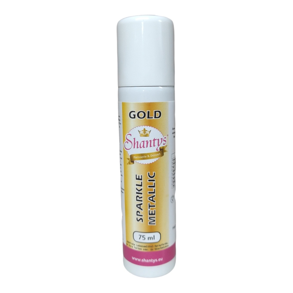 [10700] Farbspray Glitzer GOLD - 75 ml - (Shantys)