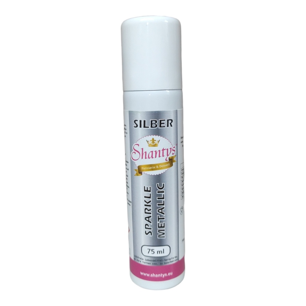 Farbspray Glitzer SILBER - 75 ml - (Shantys)