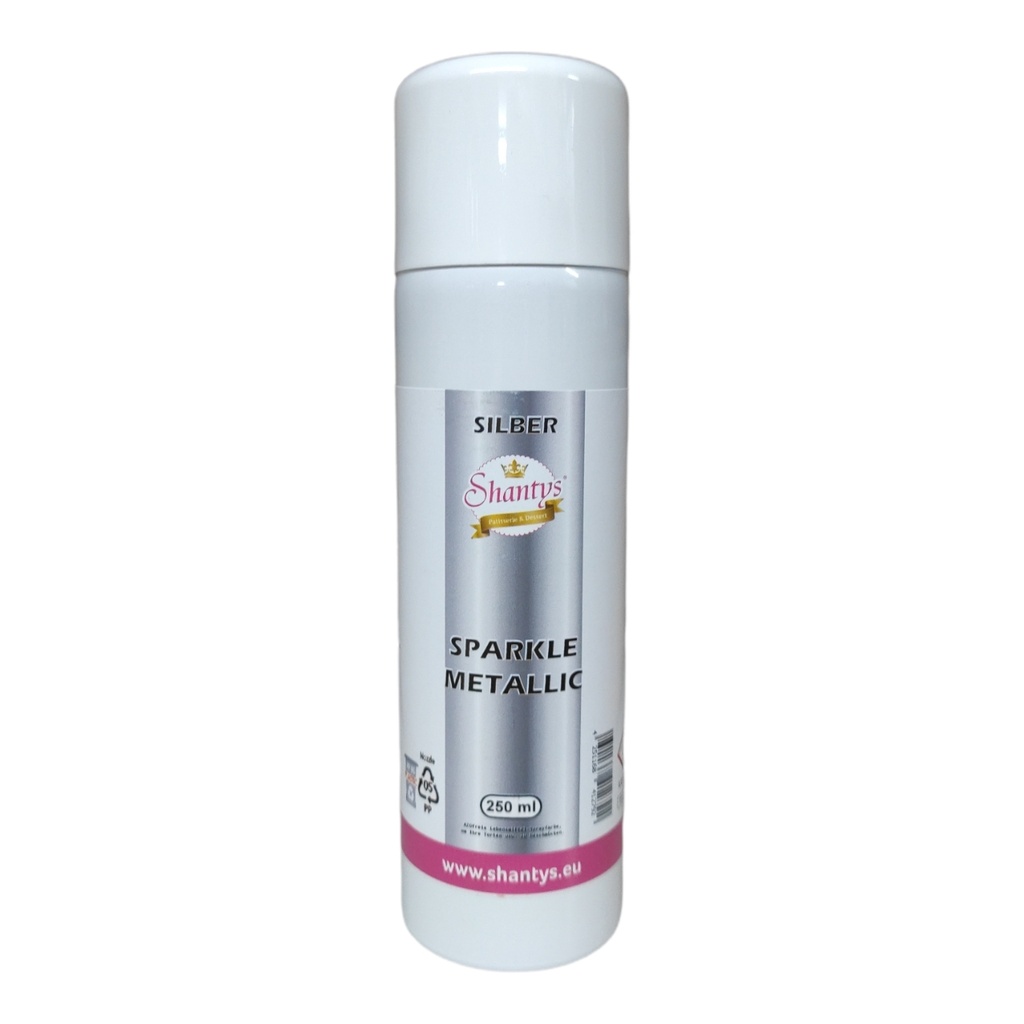 Farbspray Glitzer SILBER - 250 ml - (Shantys)