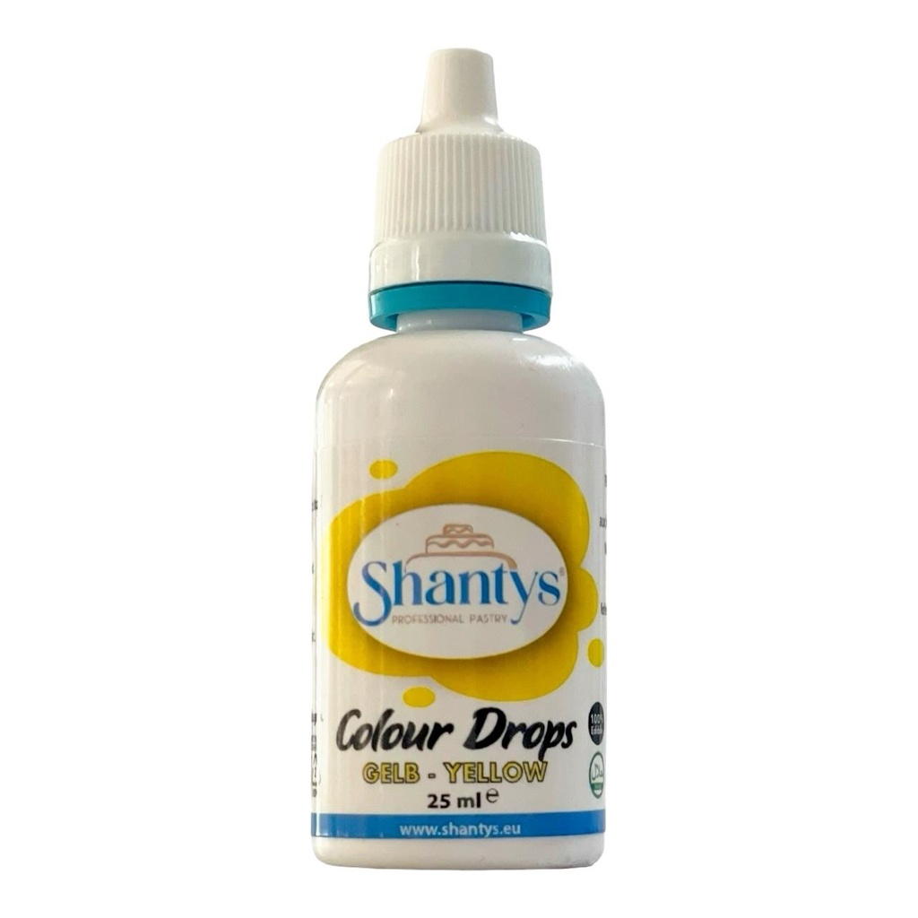 [10988] Colour Drops - GELB - 25 ml - Shantys