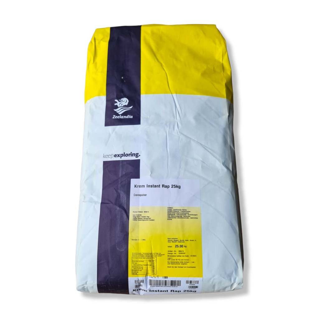 Krem Instant Rap - 25 Kg -  Zeelandia