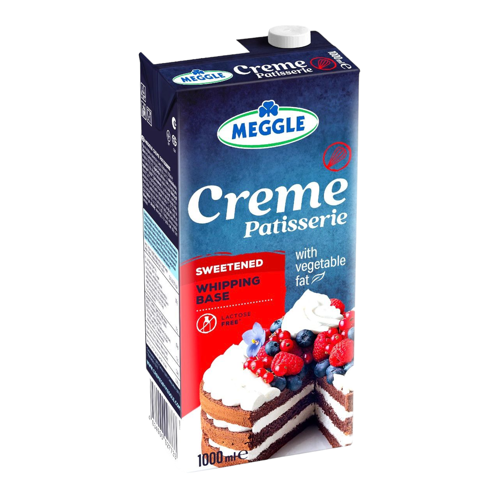 Meggle Creme gesüßt - Kremsanti Flüssig - 1 Liter - Schlagcreme