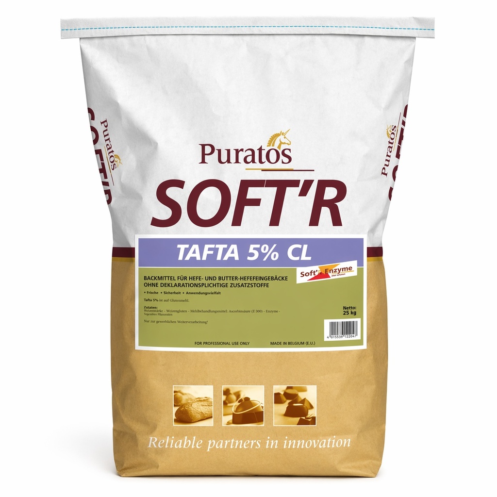 Softr Tafta 5% CL Backmittel - 25 Kg - Puratos