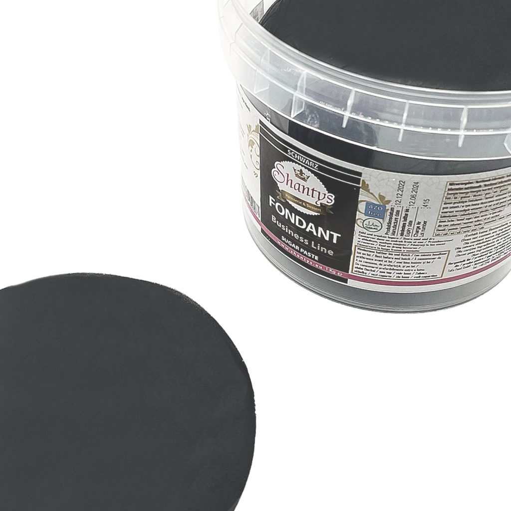 Shantys Fondant Business Line  - SCHWARZ - 1 Kg