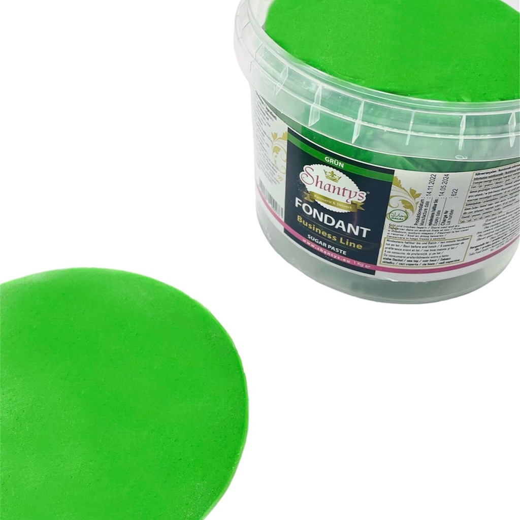 Shantys Fondant Business Line - GRÜN - 1 Kg