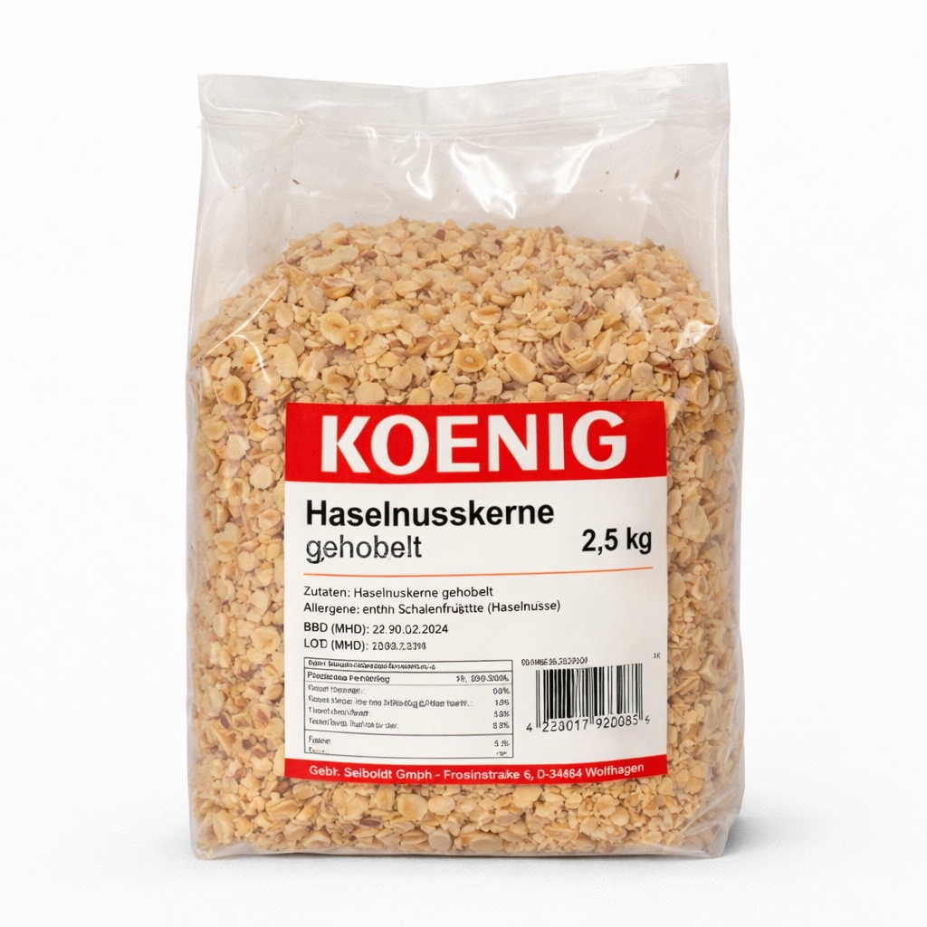 Haselnusskerne - gehobelt - 2,5 Kg
