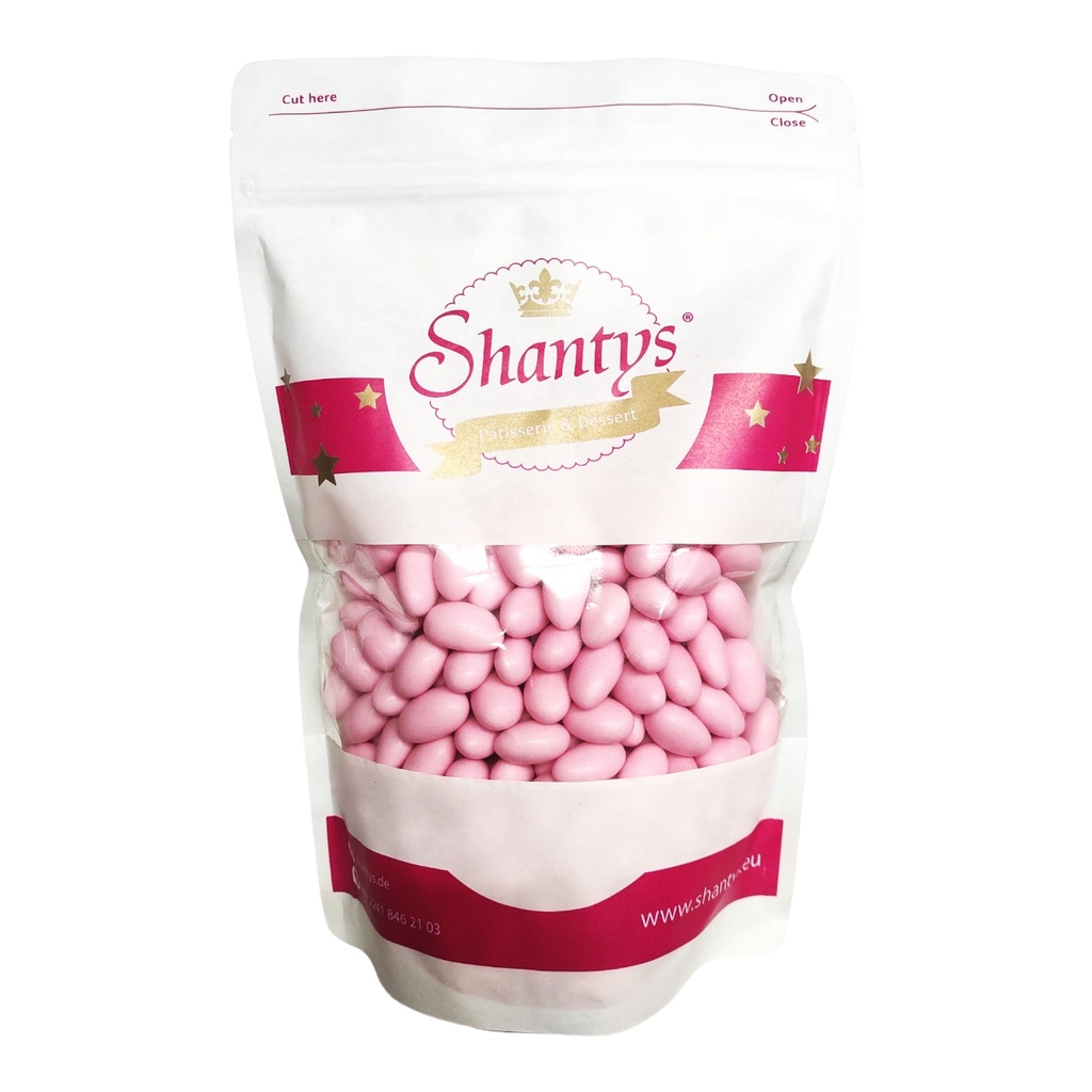 [12404] Mandel Dragee - BABYPINK glänzend - 1 Kg - Shantys