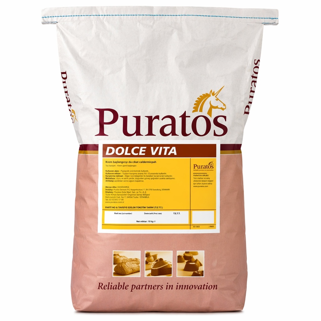 Dolce Vita Kaltcremepulver (Creme Patisserie) - 25 Kg - Puratos