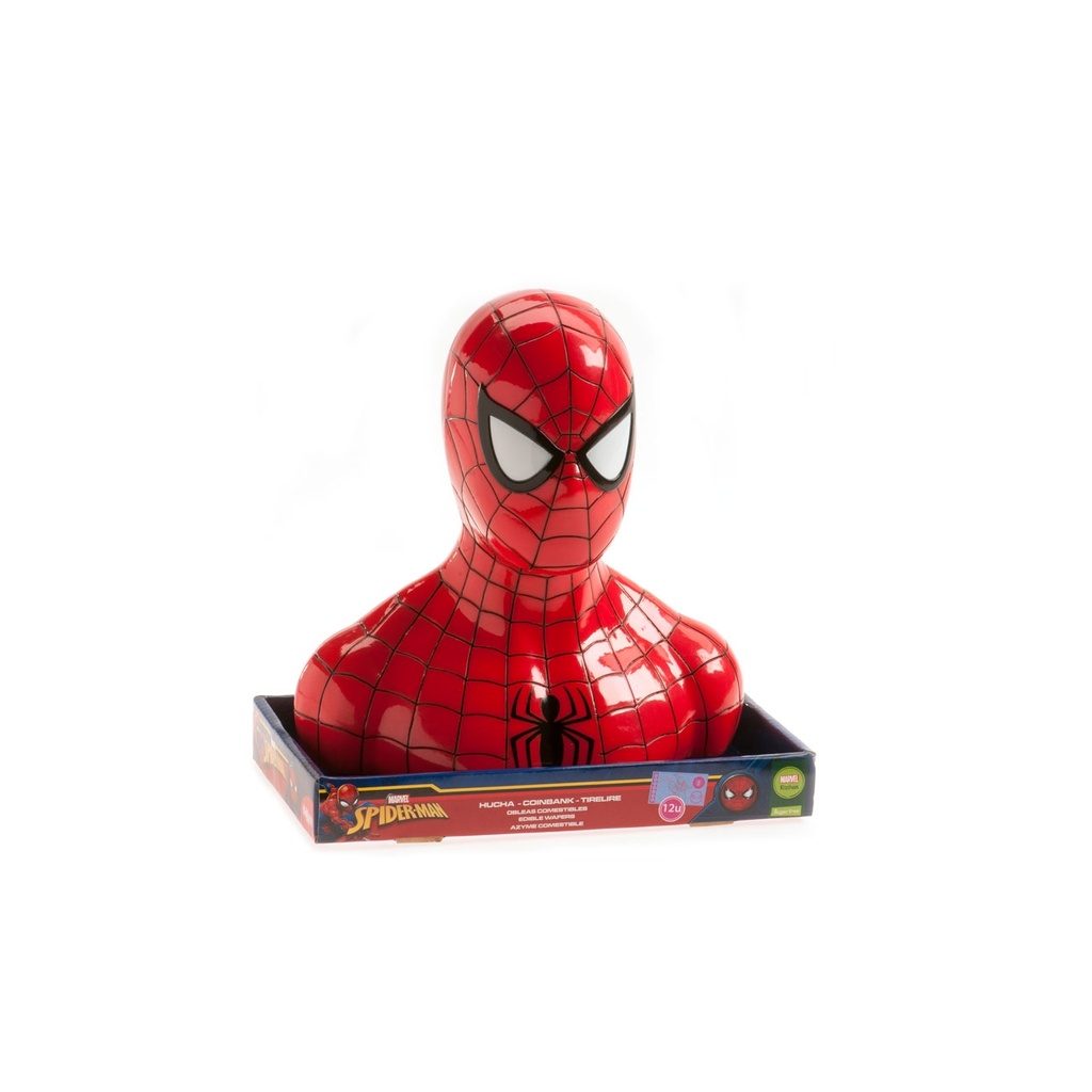 Spiderman Spardose mit Wafer Geldscheinen - Dekora