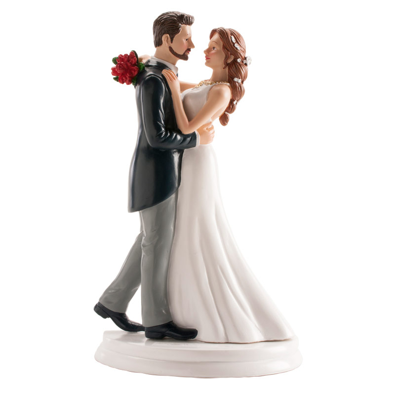[14402] Brautpaar - Erster Tanz - Hochzeits Figur - 20 cm (Cake Topper) - Dekora