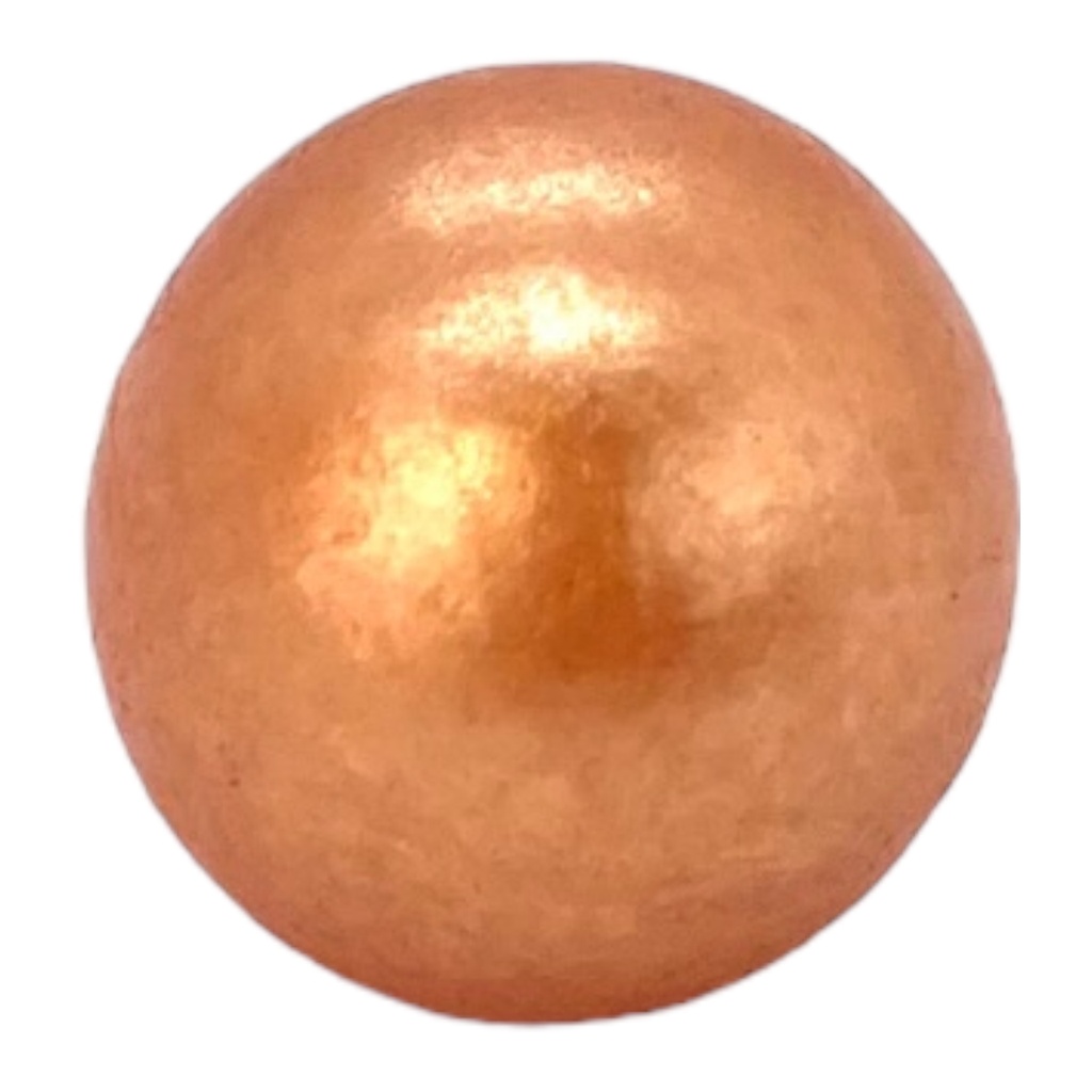 [16477] Choco Deco - Ball -  Bronze Klein - 66 Stück (20 x 20 mm)  Shantys