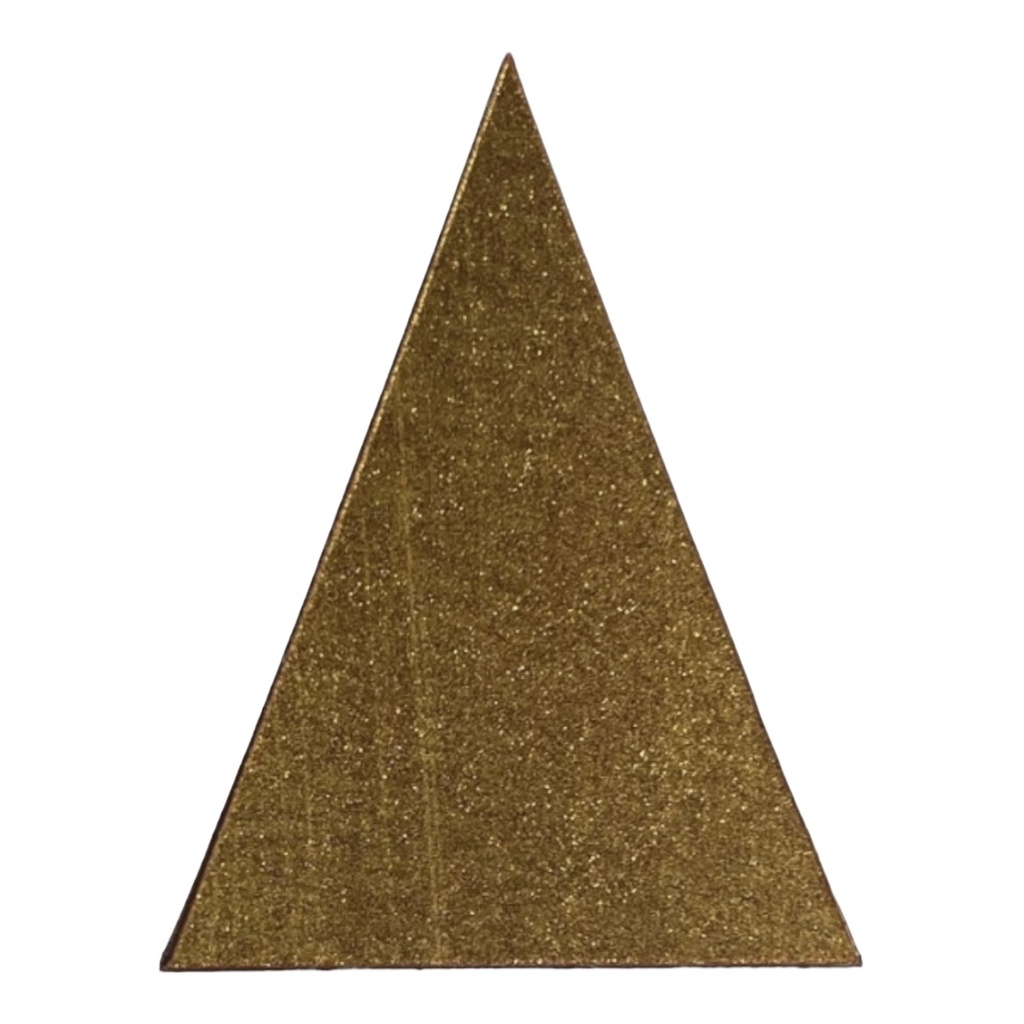 Choco Deco - Dreieck - Dorado Gold  - 380 Stück (45 x 35 mm) Shantys