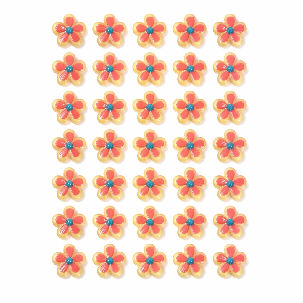 Choco Deco - Blume / Rosacea - 96 Stück (27 x 27 mm) Shantys