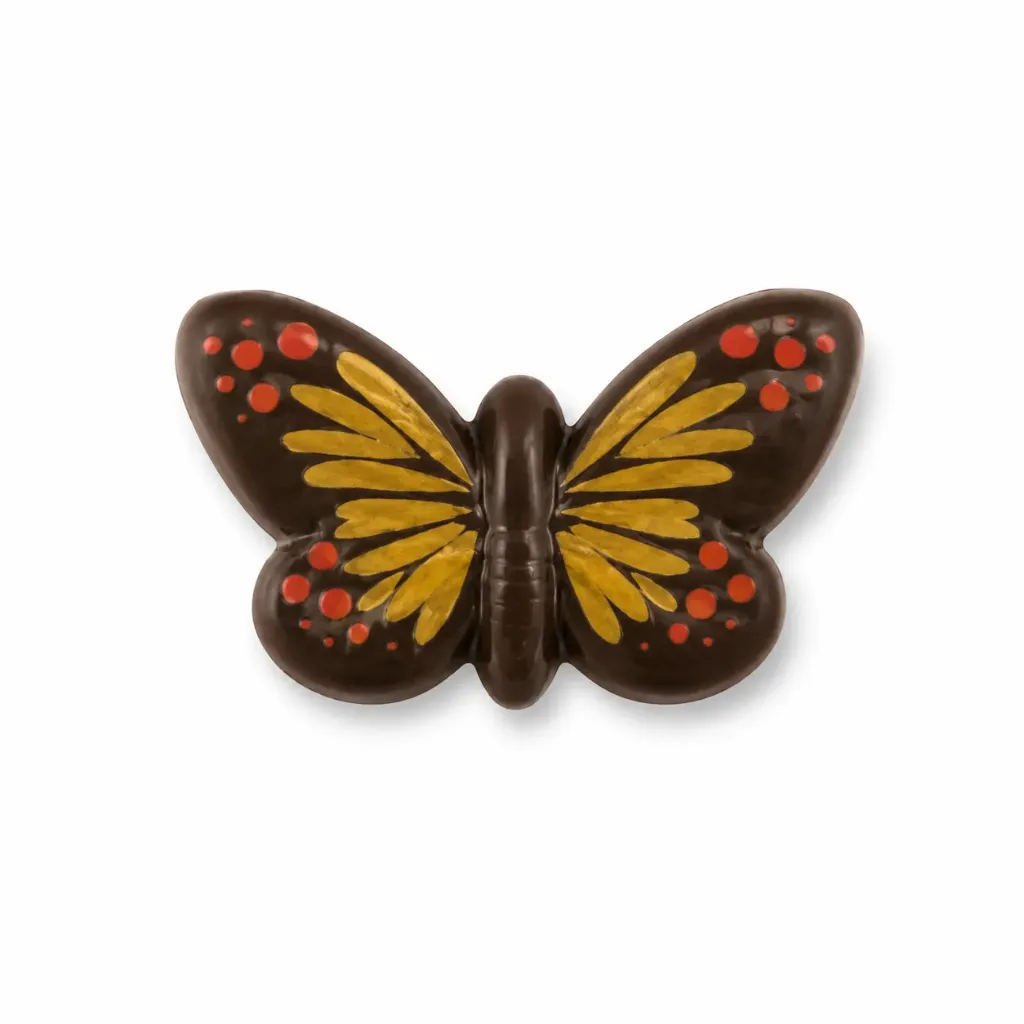Choco Deco - Kleiner Schmetterling Delias - 90 Stück (31 x 18,5 mm) Shantys