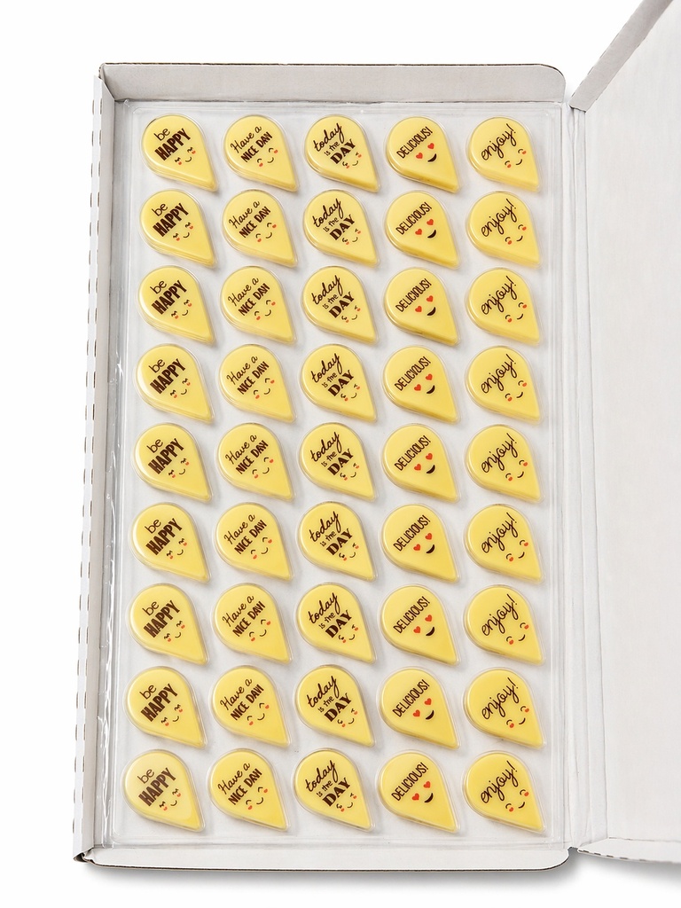 Choco Deco - Messages - 135 Stück (24 x 37 mm) Shantys