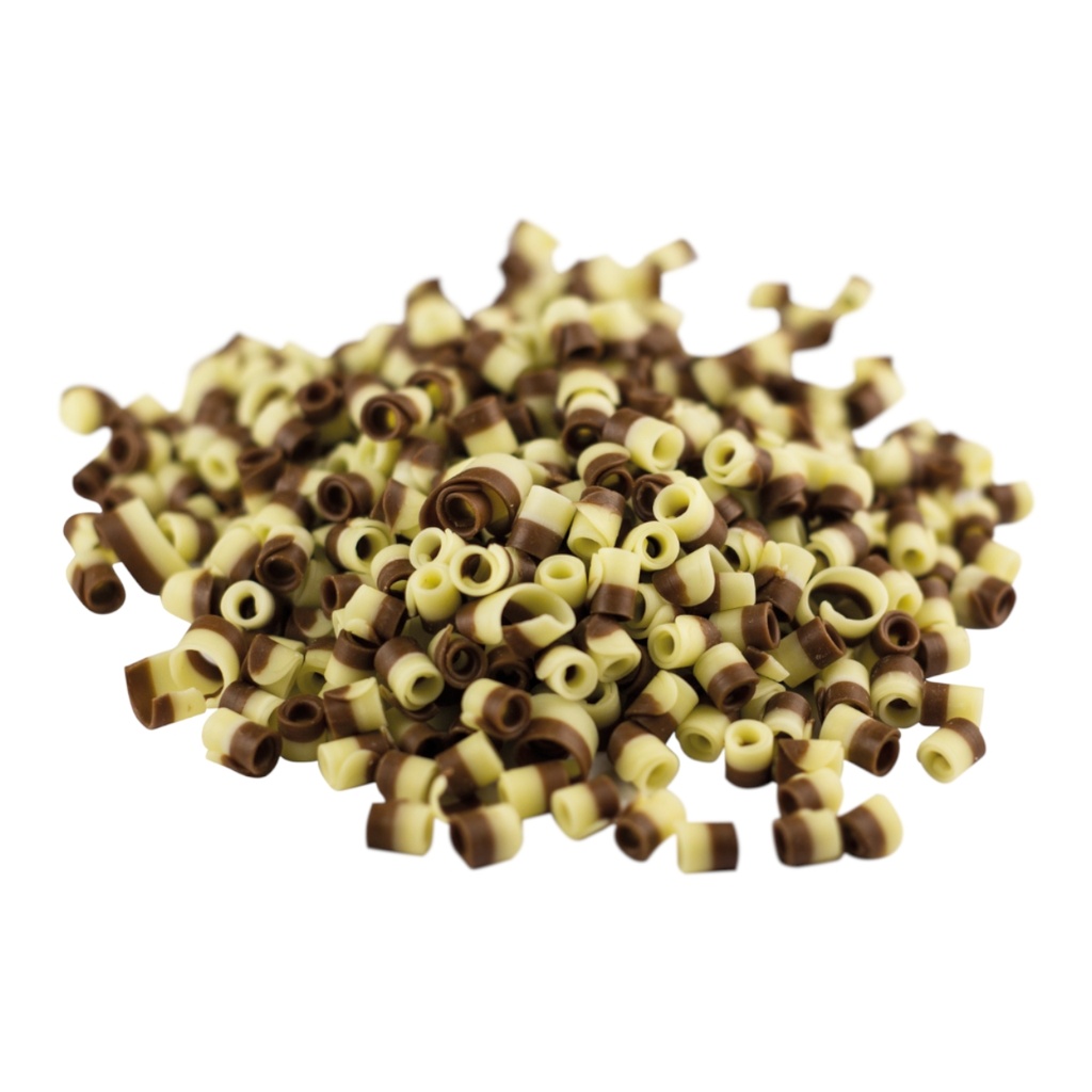 Choco Deco - Mini Rollen Mix - Bitter / Weiss- 1 Kg - Shantys