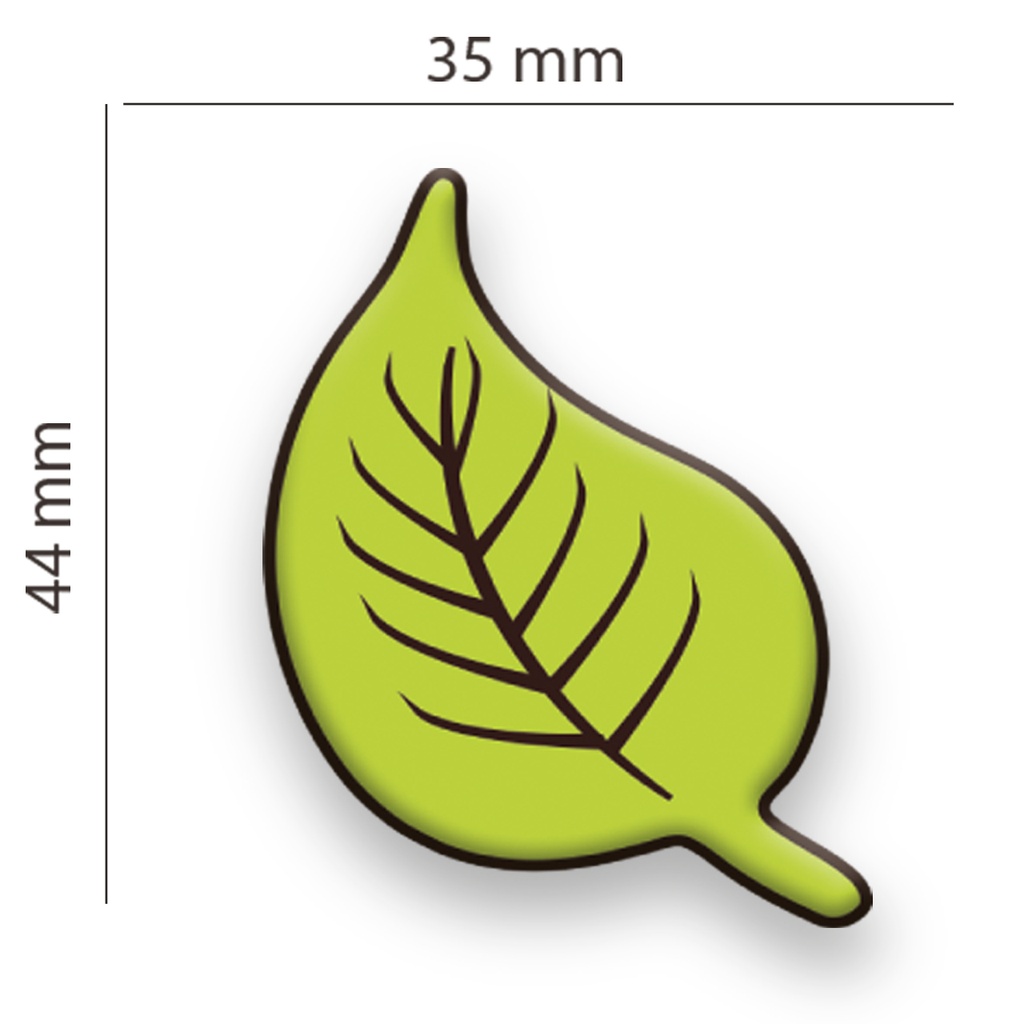 Choco Deco ECO - 360x Blatt - grün - Shantys
