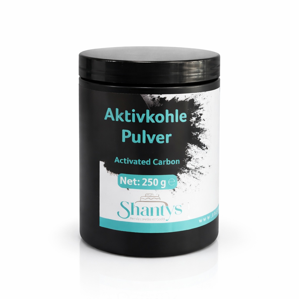 Aktivkohle Carbon Pulver - 250 g - Shantys