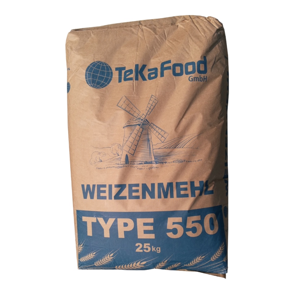 [20000] Weizenmehl TeKa 550 FR - 25 Kg