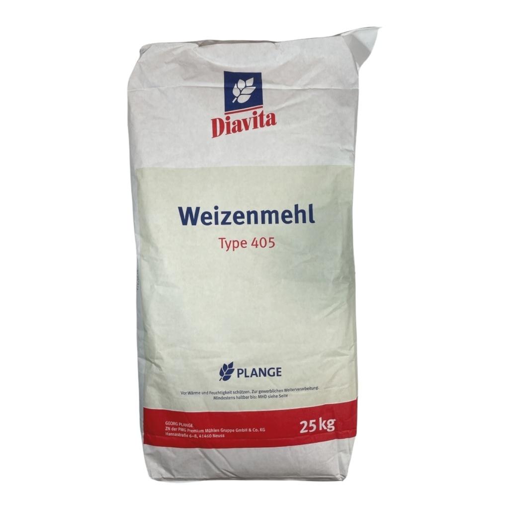 Weizenmehl Plange DIAVITA 405 - 25 Kg