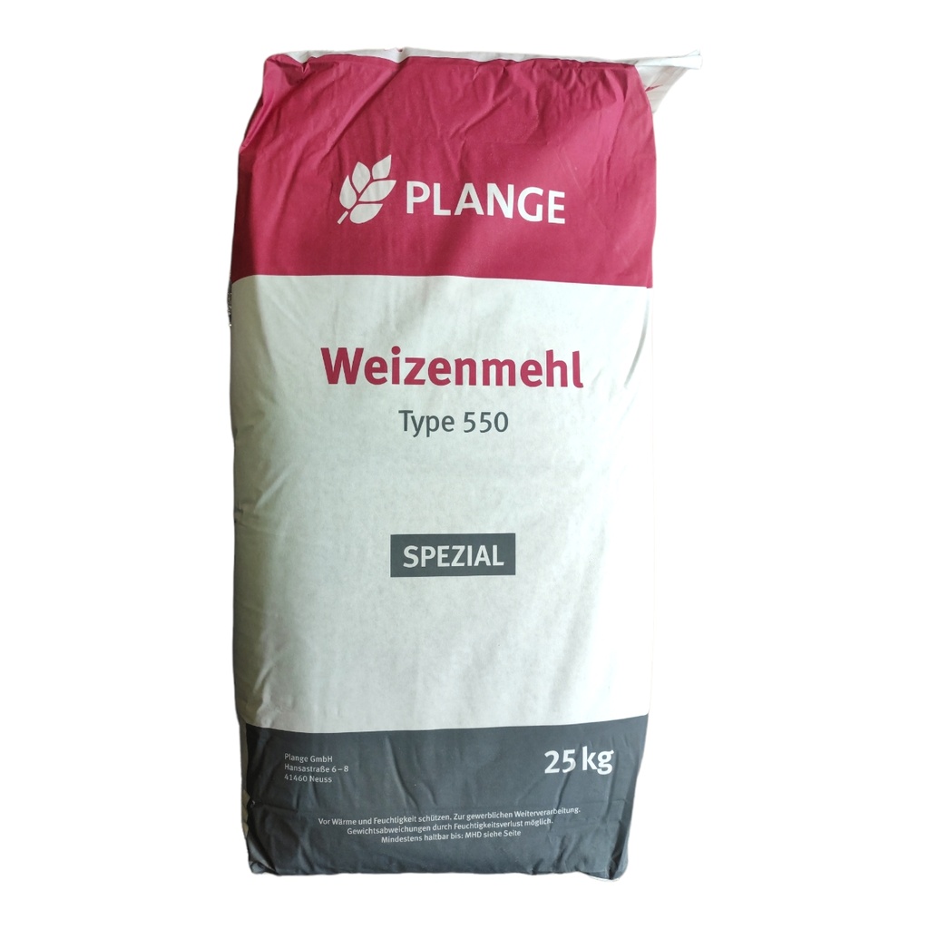 [20004] Weizenmehl Plange 550 Spezial - 25 Kg
