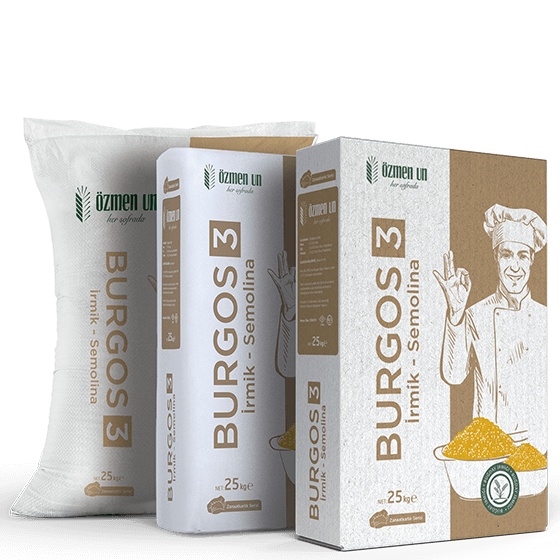 Hartweizengriess / Semolina Grob - 25 Kg  -  No. 3  (Özmen Un)