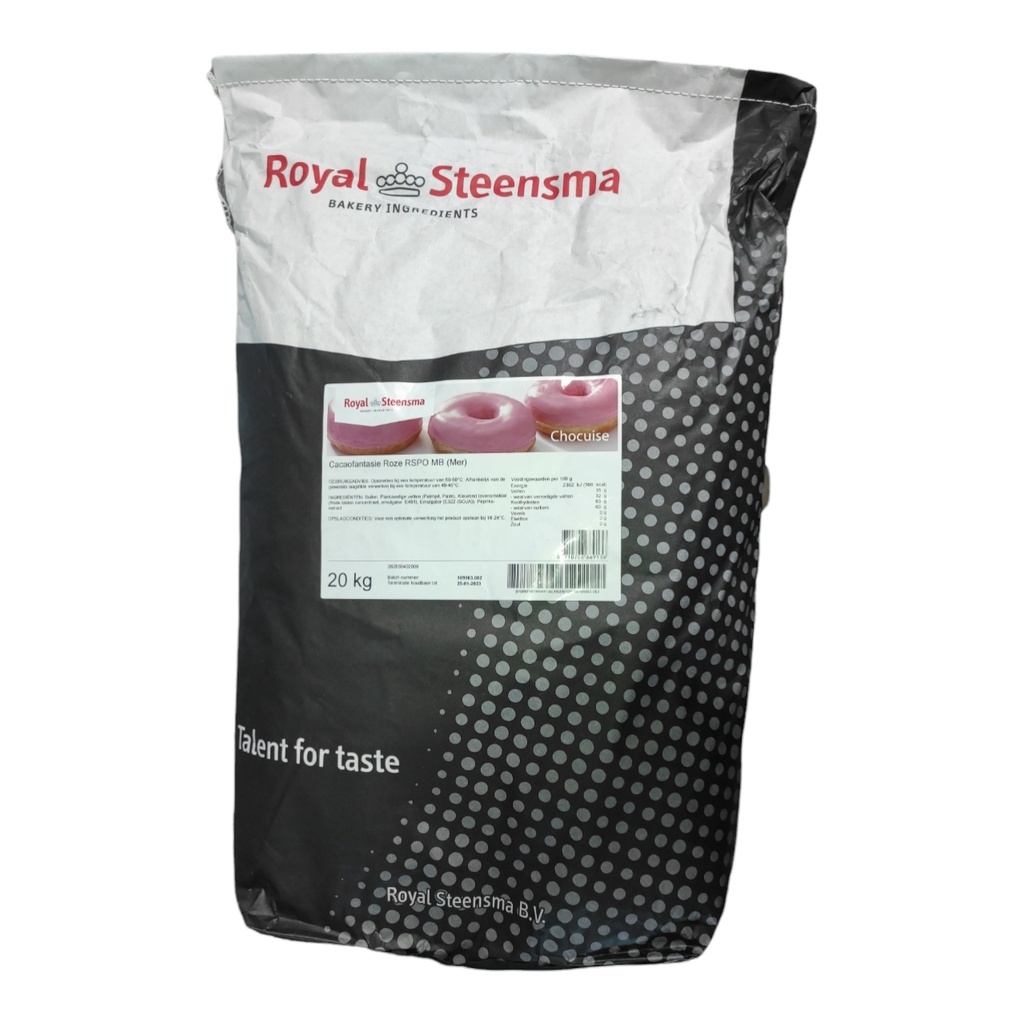 Compound Schokolade - PINK - 20 Kg