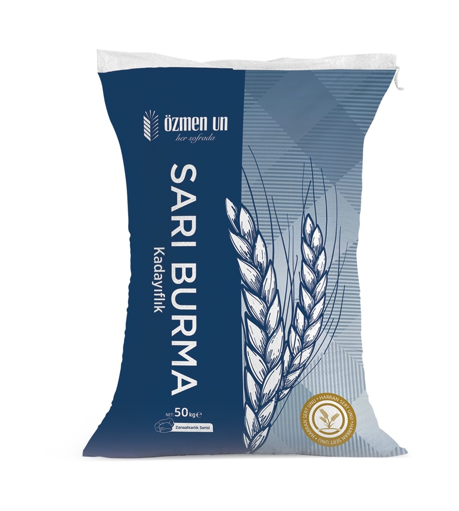 Kadayif Mehl - SARI BURMA - 25 Kg  (Özmen Un)