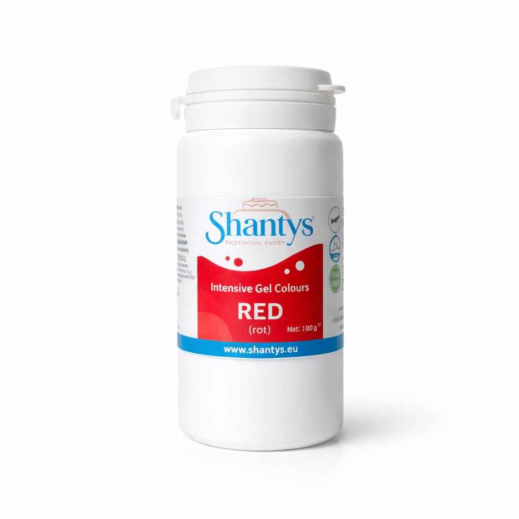 Intensive ROT - 100 g - Gelfarbe - Shantys