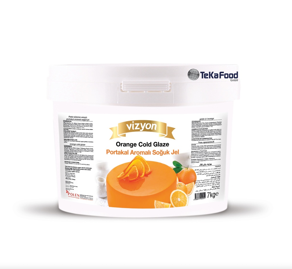 Kaltglasur - ORANGE - 7 Kg   (ViZYON)