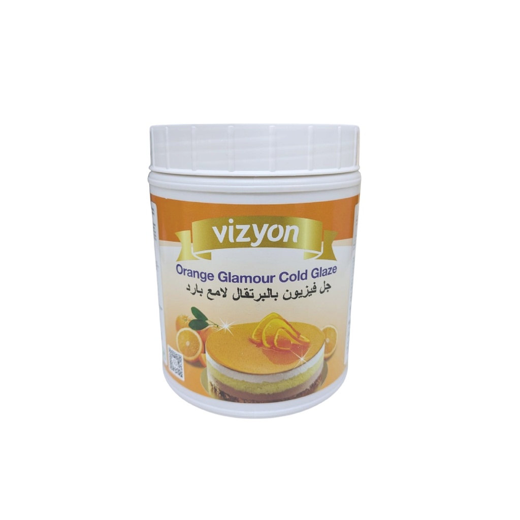 Glitzer Glasur - ORANGE - 1 Kg   (ViZYON)