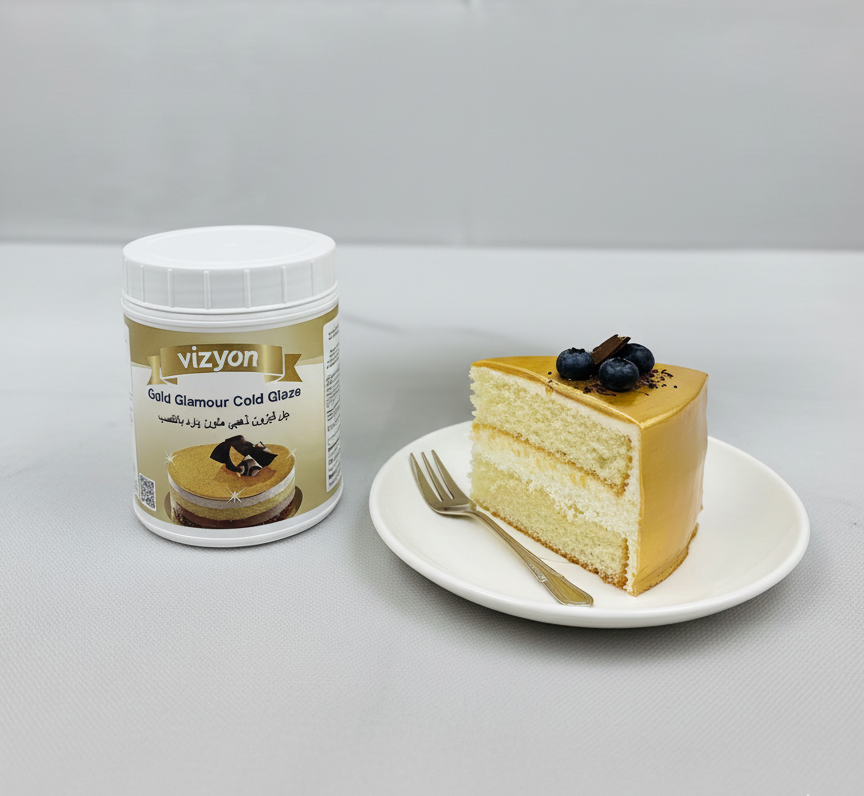 [53041] Glitzer Glasur - GOLD - 1 Kg   (ViZYON)