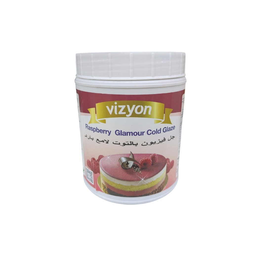 [53043] Glitzer Glasur - HIMBEERE - 1 Kg   (ViZYON)