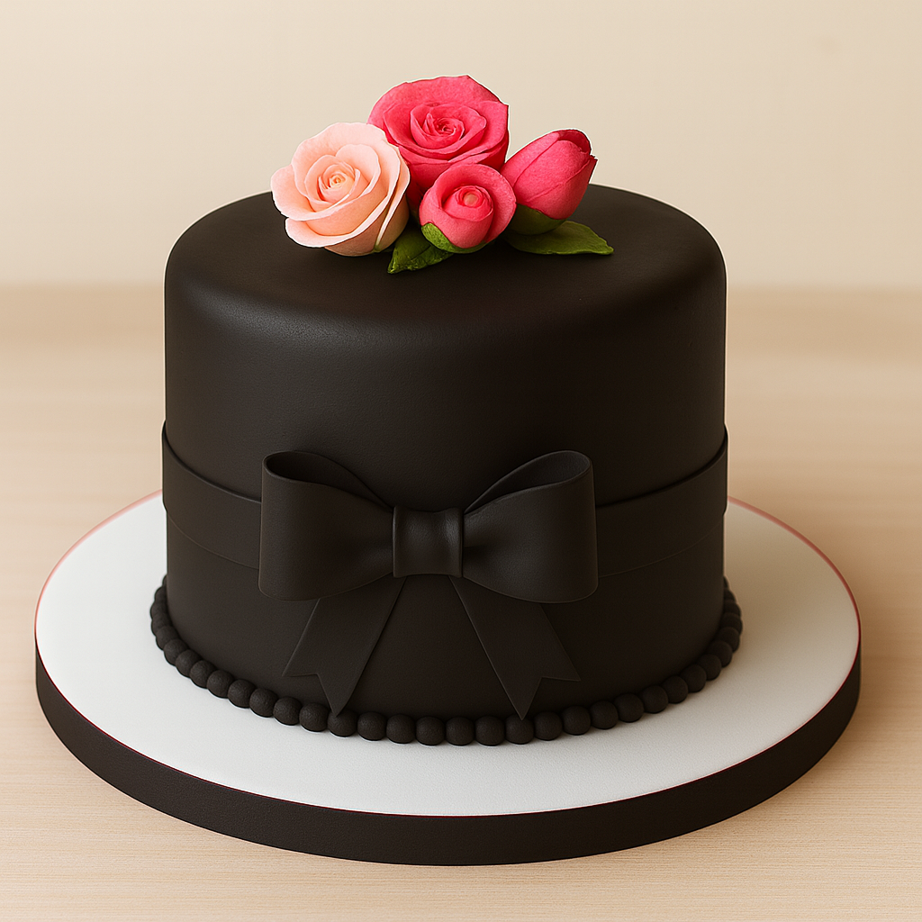 Fondant SCHWARZ - 1 Kg   (ViZYON)