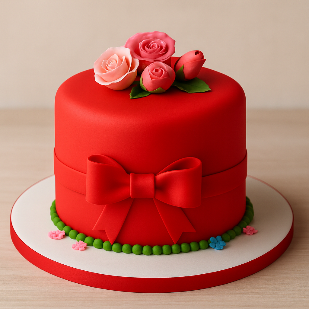 Fondant ROT - 1 Kg   (ViZYON)