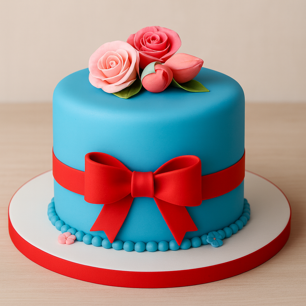 Fondant BLAU - 1 Kg   (ViZYON)