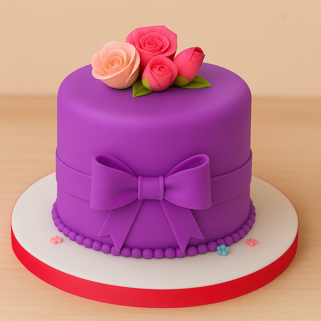 Fondant LILA - 1 Kg   (ViZYON)