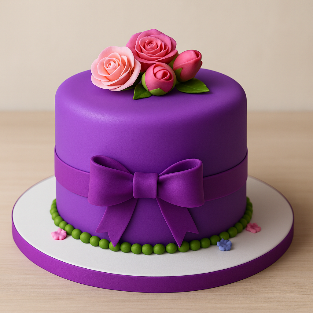 Fondant VIOLETT - 1 Kg   (ViZYON)