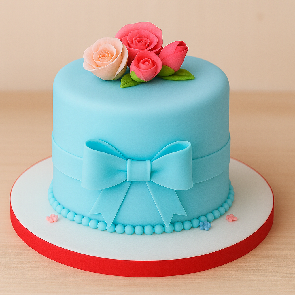 Fondant HELLBLAU - 1 Kg   (ViZYON)