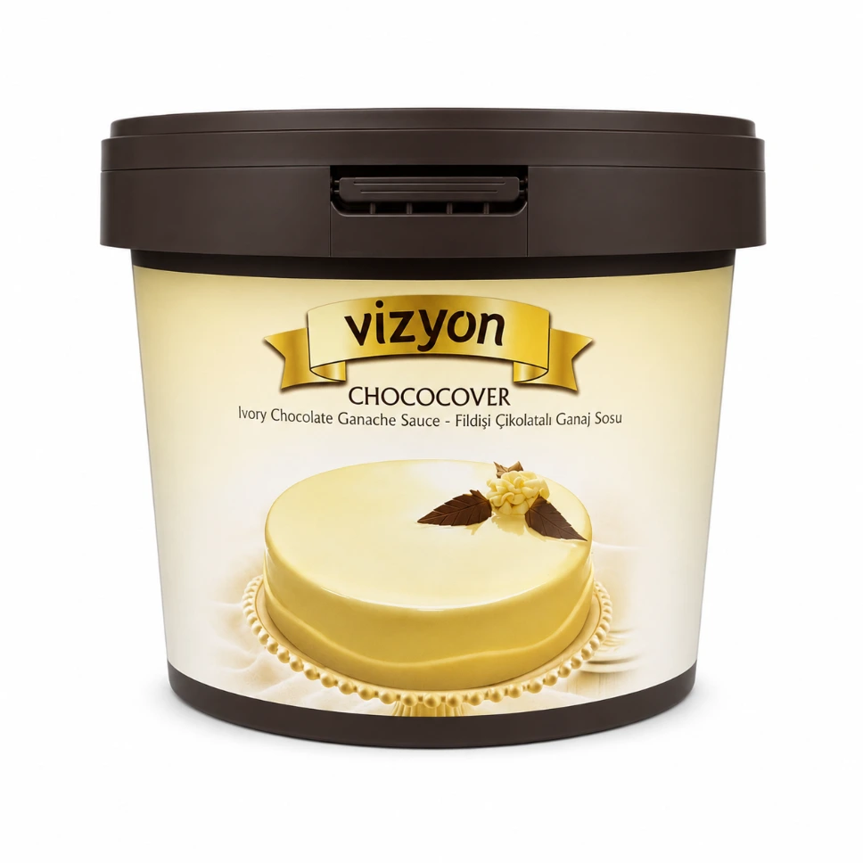CHOCOCOVER Ganache - WEISS - 6 Kg   (ViZYON)