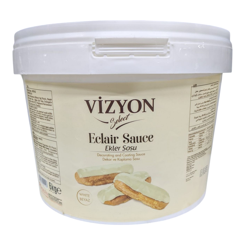 Eclair Sauce WEISS - 6 Kg   (ViZYON)