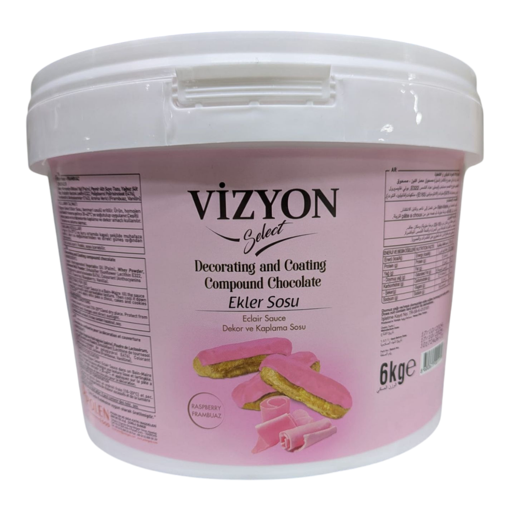 Eclair Sauce HIMBEERE - 6 Kg   (ViZYON)