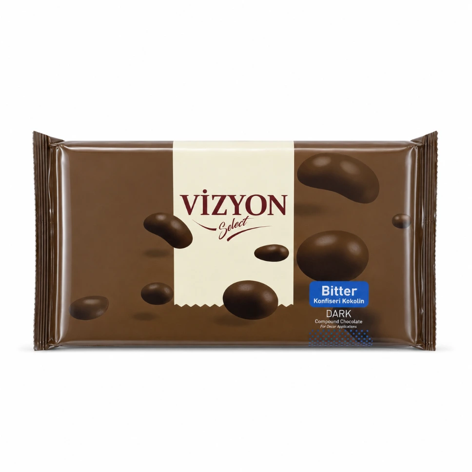 [53800] BLOCK Confiserie / Kokolin BITTER - 2,5 Kg  ViZYON
