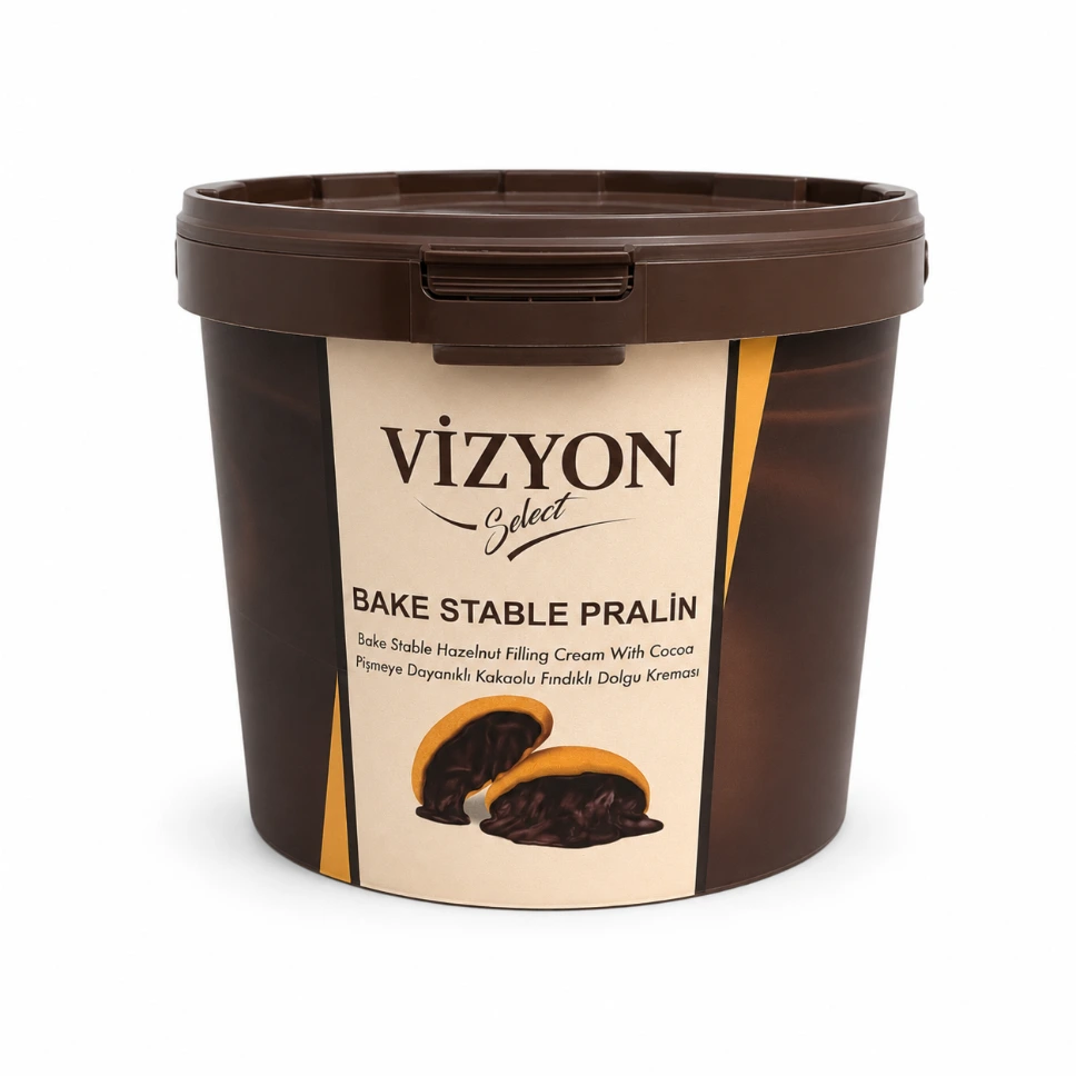 [53896] BAKESTABLE Pralin / Haselnusscreme KAKAO - 10 Kg   (ViZYON)